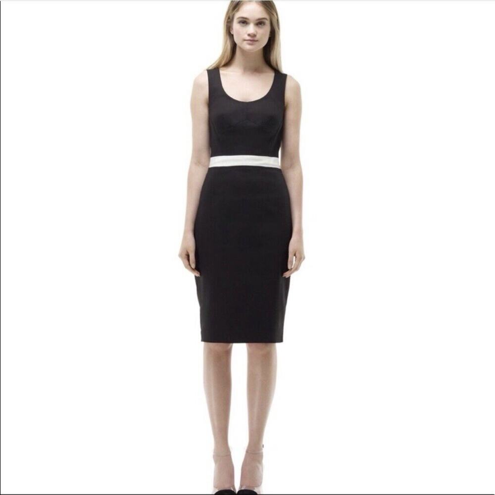 Club Monaco Black Amber Sheath Dress Size 0 NWT